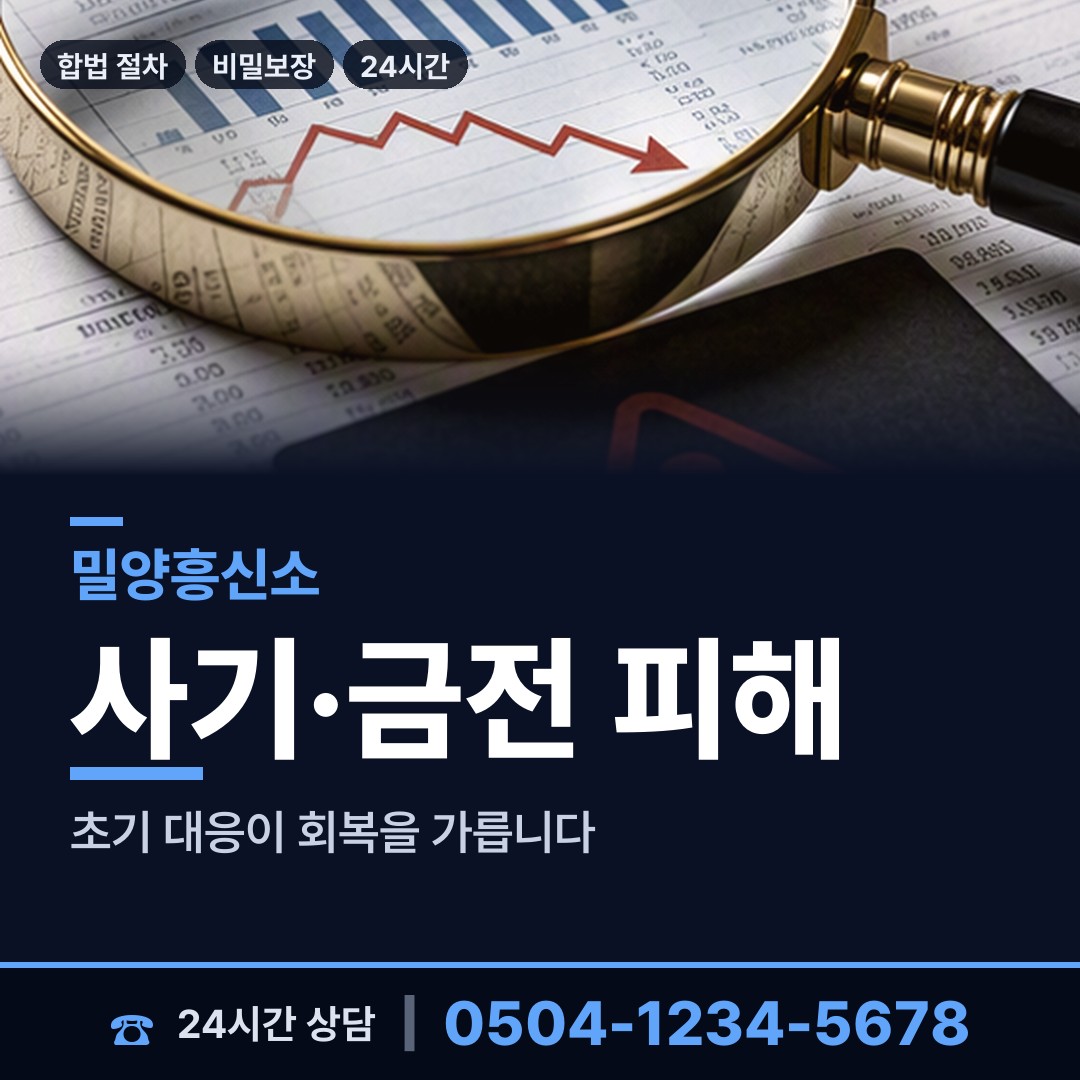 밀양 하남읍 이혼준비조사 상담 안내